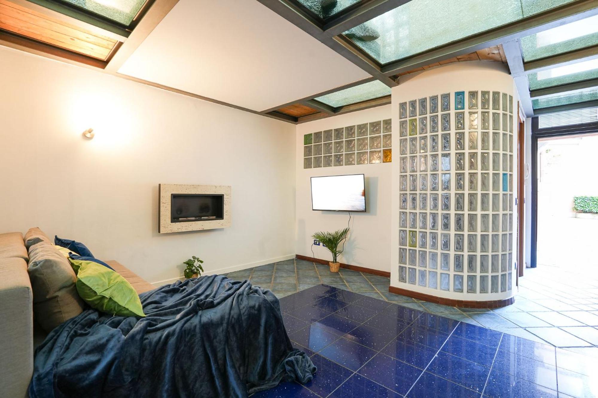 Industrial Loft Appartement Milaan Buitenkant foto
