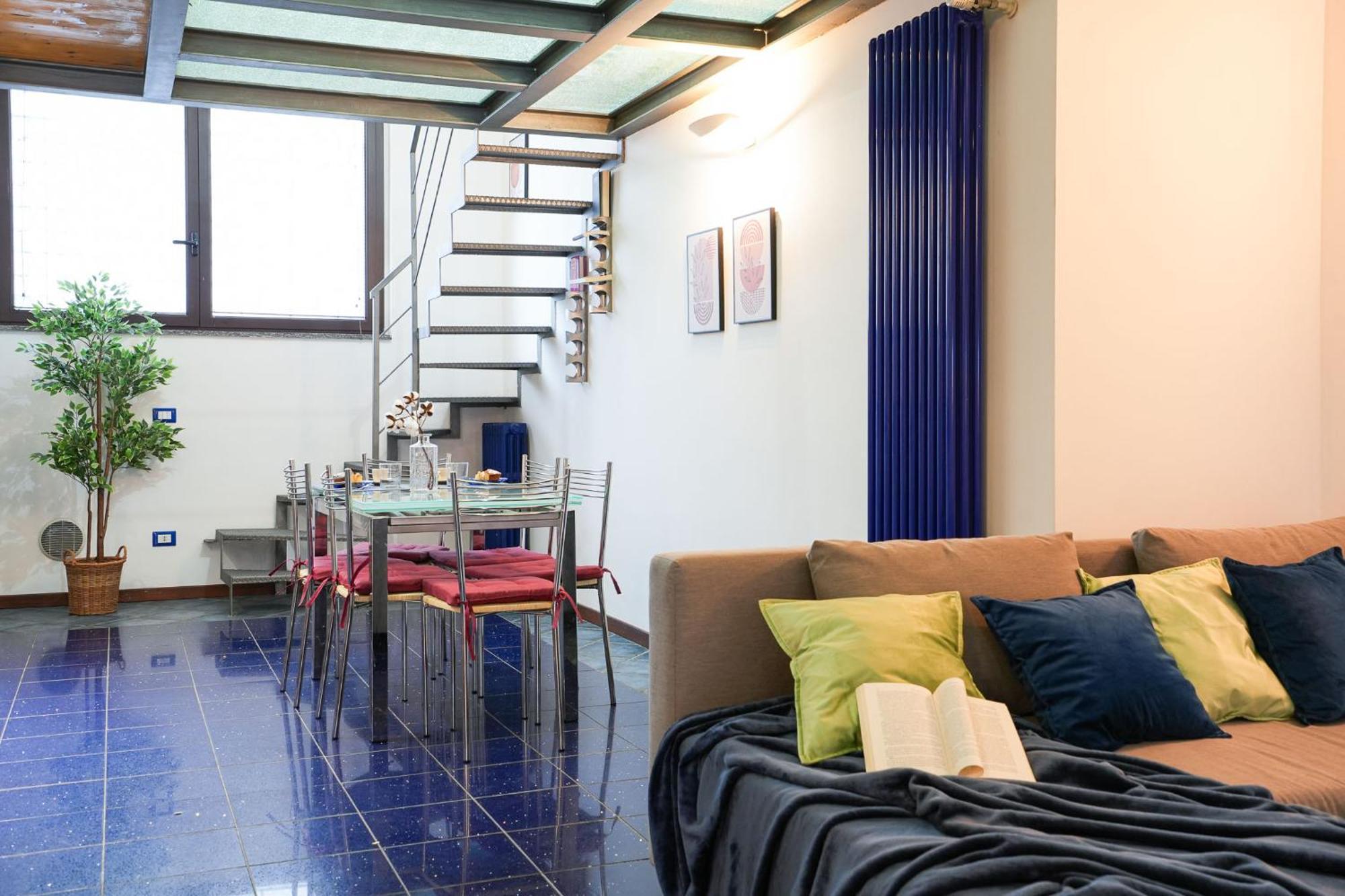 Industrial Loft Appartement Milaan Buitenkant foto
